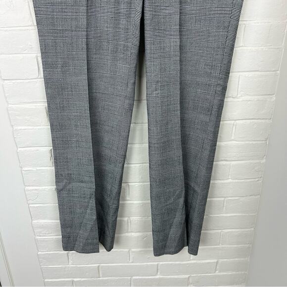 Talbots Herringbone Houndstooth Curvy Fit Wool Blend Trouser Pants Size 12 - Picture 6 of 12